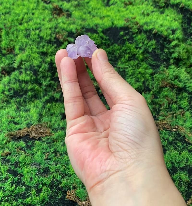 紫晶骨幹晶花 | 藍晶石 | 溝通 表達 觀察力 避邪化煞 招財增智慧