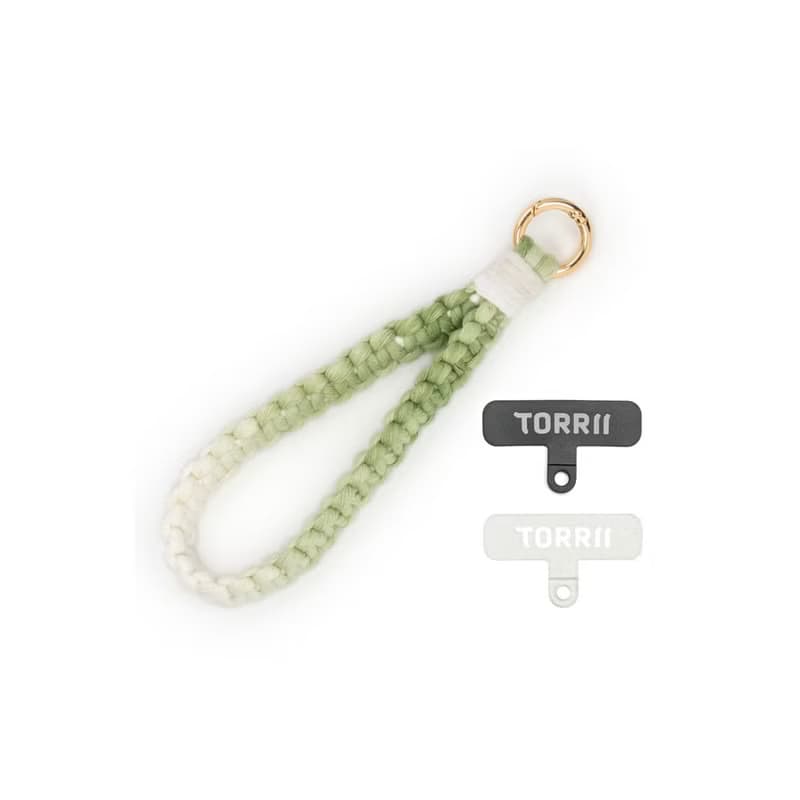 【新產品】漸變色手工編織系列手腕繩 | 漸變綠色