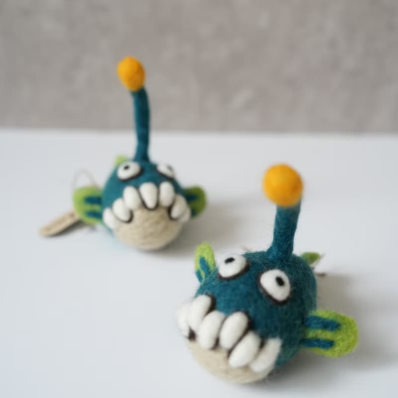 100% Wool 燈籠魚羊毛氈_公平貿易