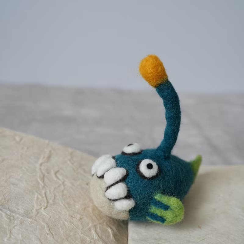 100% Wool 燈籠魚羊毛氈_公平貿易