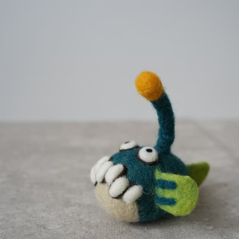 100% Wool 燈籠魚羊毛氈_公平貿易
