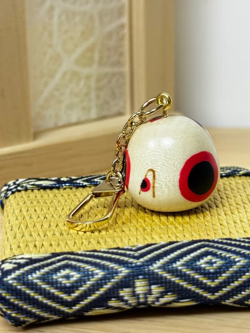 卯三郎之孫 | 迷你木招財貓匙扣