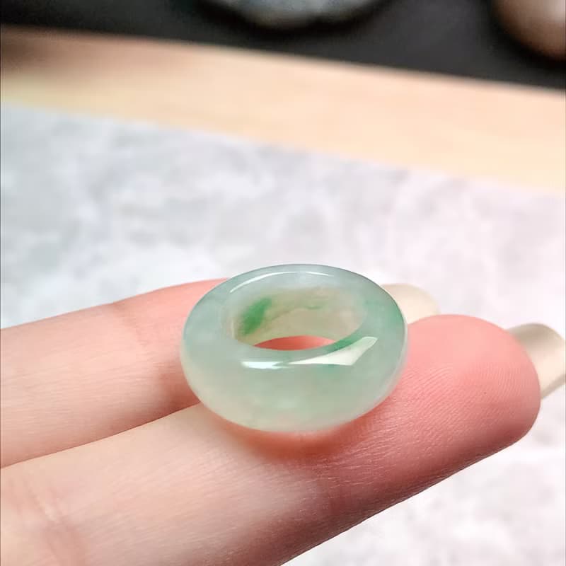 冰種飄陽綠翡翠路路通項鍊 | 天然緬甸玉A貨翡翠 | 送禮