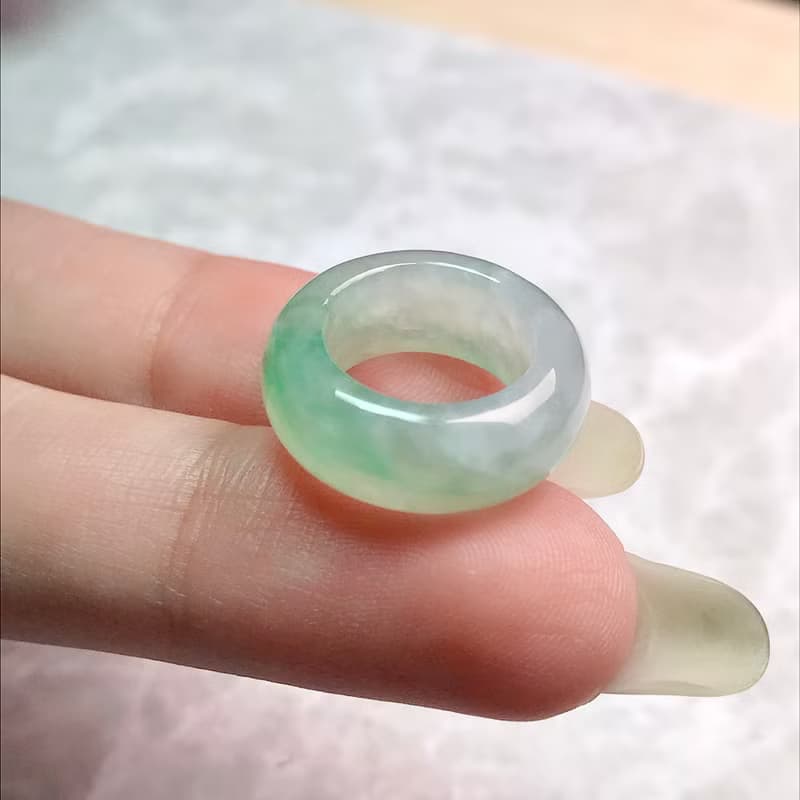 冰種飄陽綠翡翠路路通項鍊 | 天然緬甸玉A貨翡翠 | 送禮