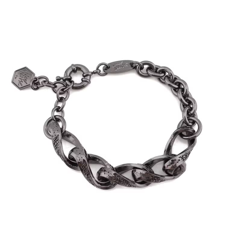 無限循環Loop聲波手鍊黑金色款