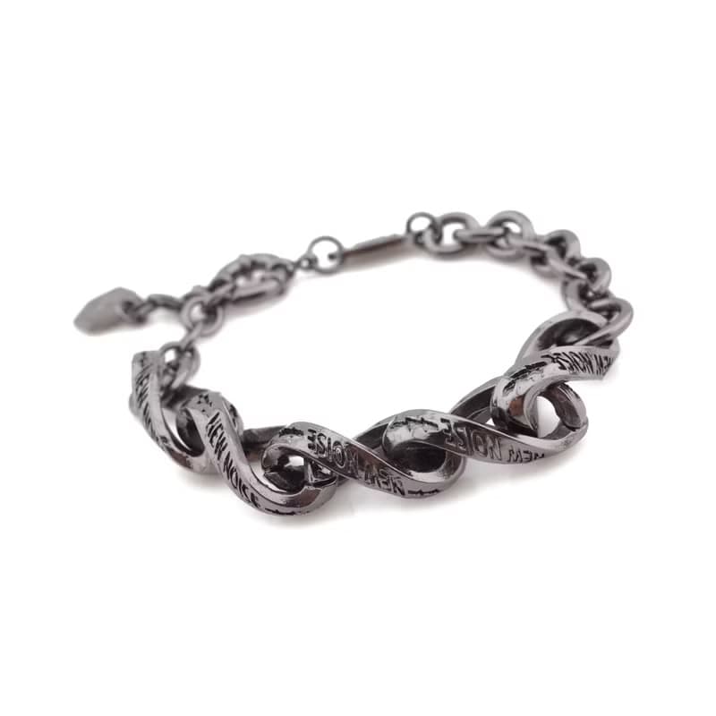 無限循環Loop聲波手鍊黑金色款