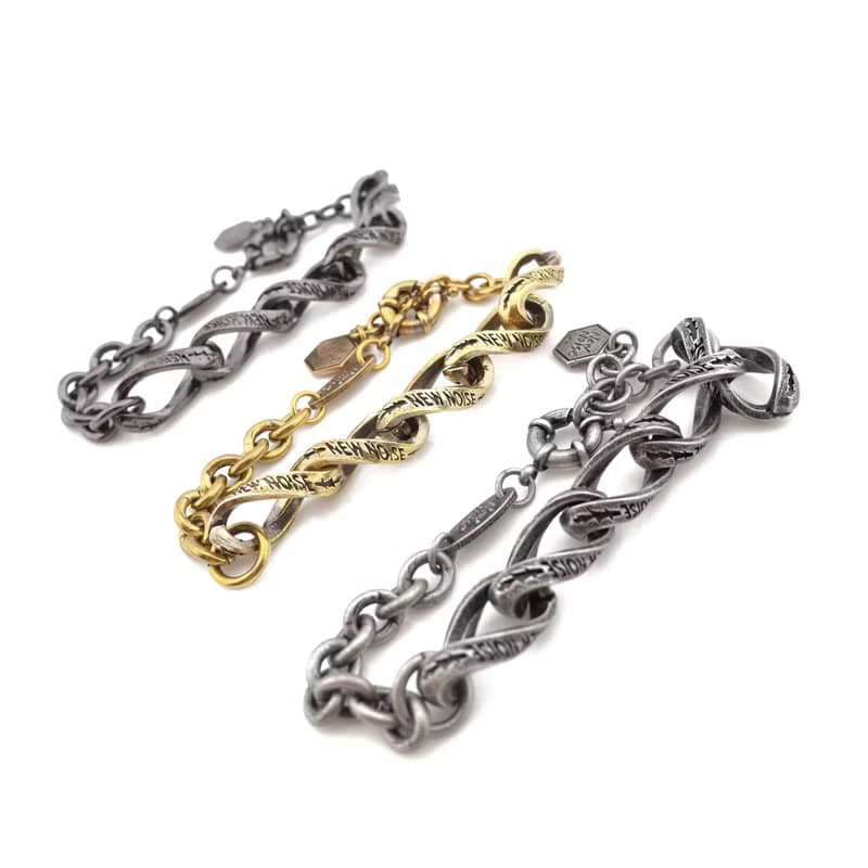 無限循環Loop聲波手鍊黑金色款