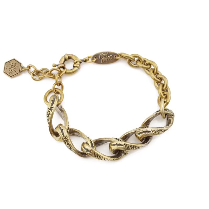 無限循環Loop聲波手鍊黑金色款