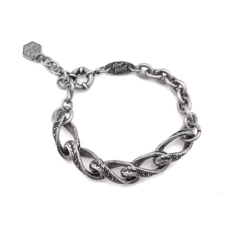 無限循環Loop聲波手鍊黑金色款