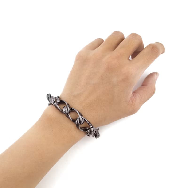 無限循環Loop聲波手鍊黑金色款