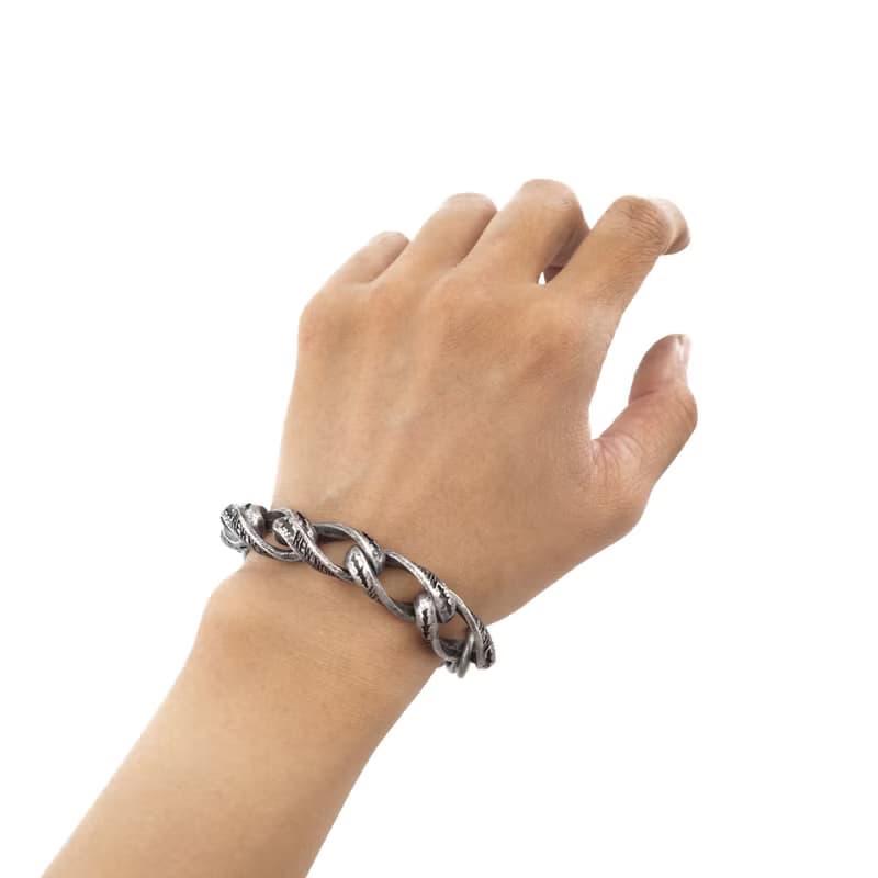 無限循環Loop聲波手鍊黑金色款