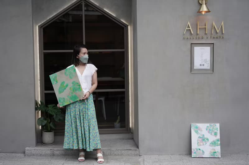 【體驗】IARTS 【親子】多色漸層壓克力畫-植葉系列 一人成行