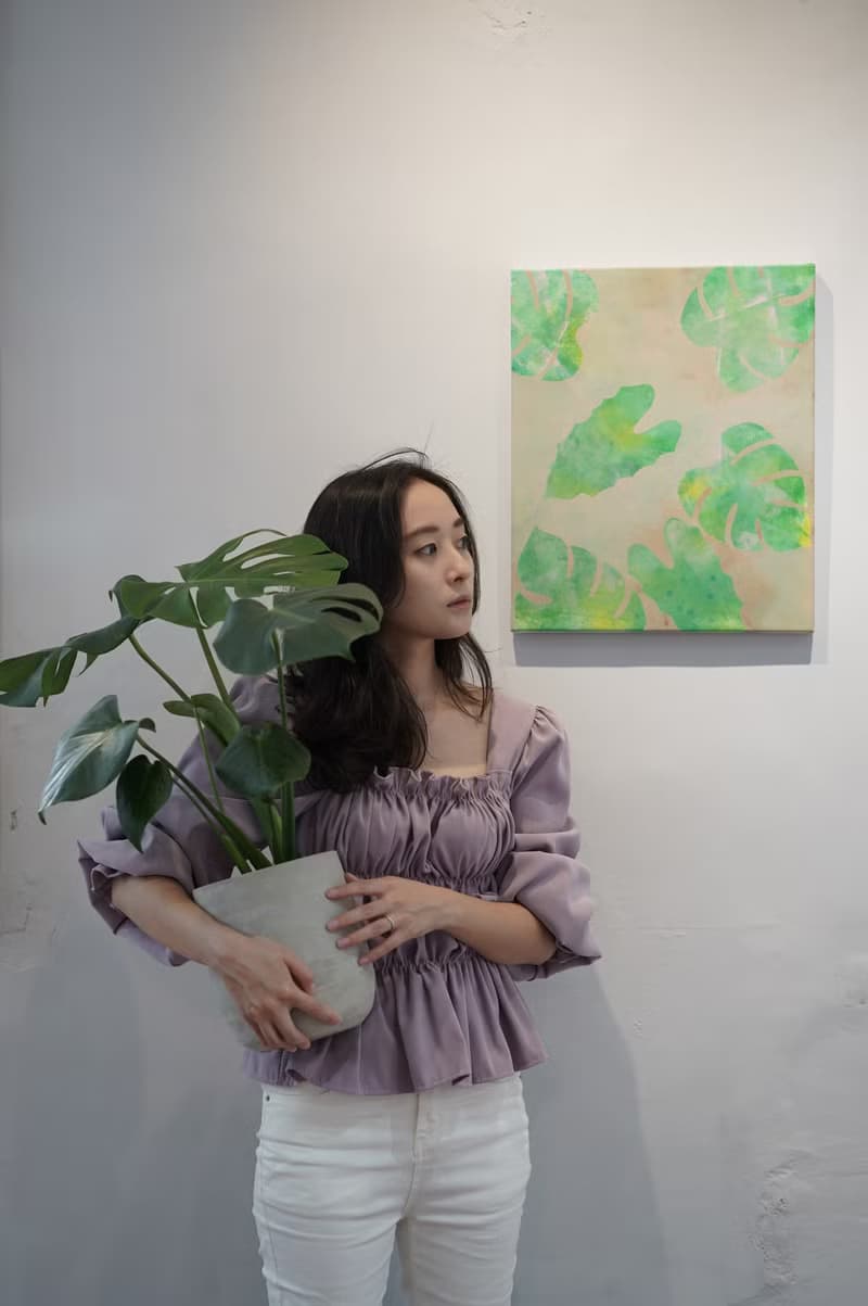 【體驗】IARTS 【親子】多色漸層壓克力畫-植葉系列 一人成行