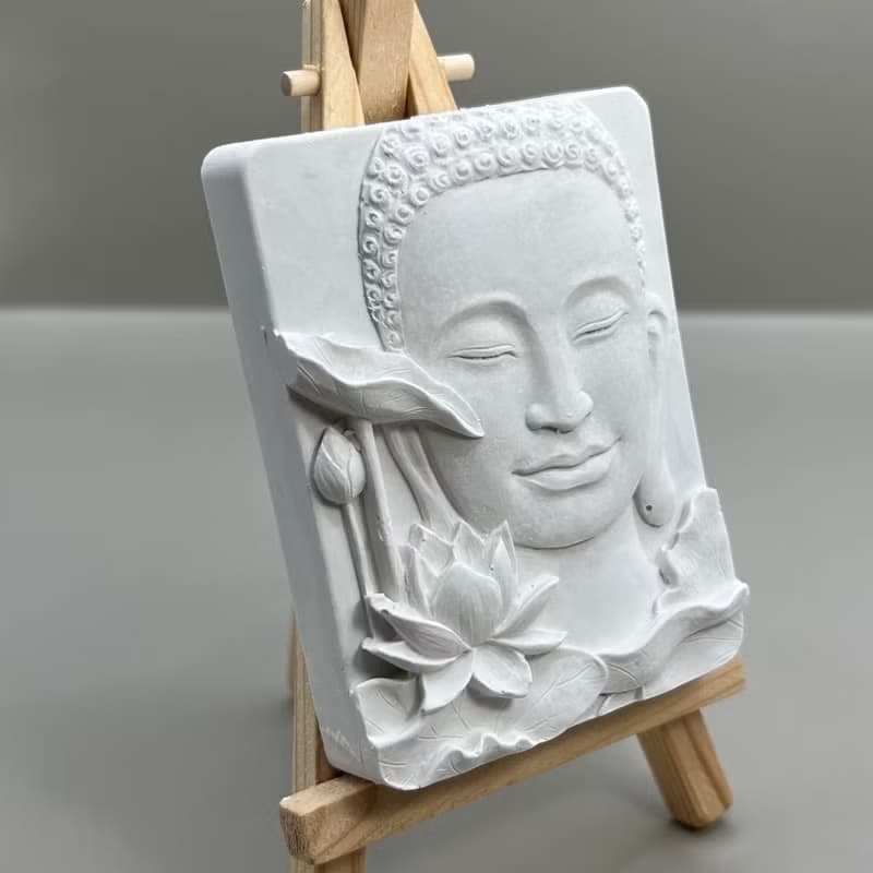 清水模軟裝設計 佛像擺飾(四) 香氛擺件 水泥軟裝 附木架