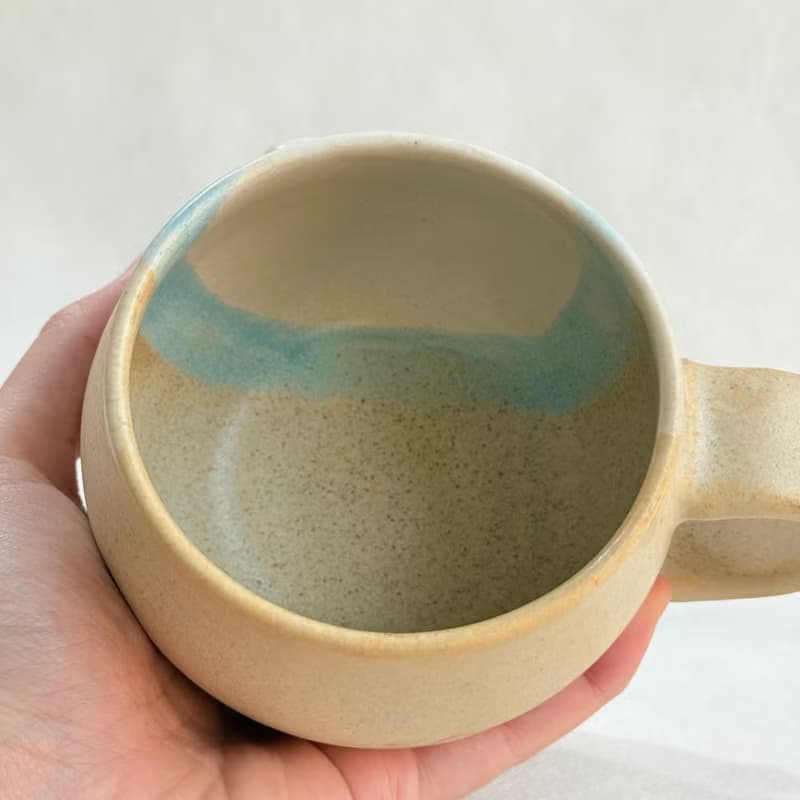 柔光莫蘭迪。兔子馬克杯 手工陶瓷茶杯 咖啡杯 陶藝 母親節禮物