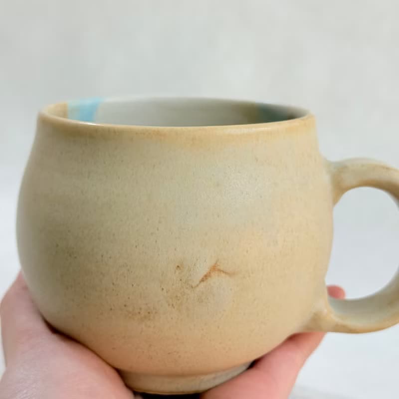 柔光莫蘭迪。兔子馬克杯 手工陶瓷茶杯 咖啡杯 陶藝 母親節禮物