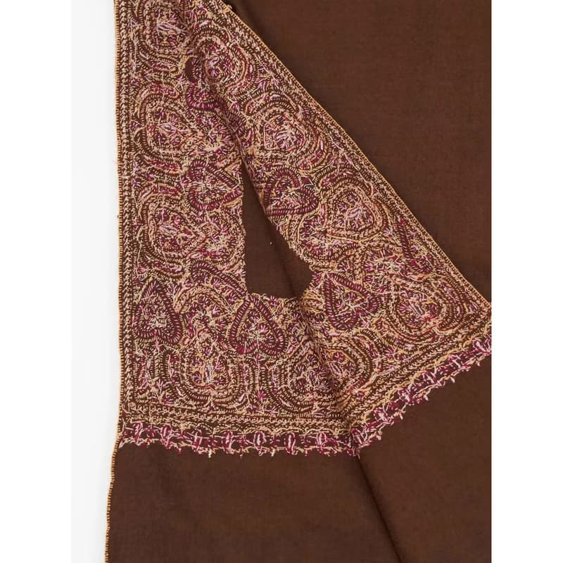 Hand Embroidered Dordar Pashmina 手工刺繡披肩 邊框款