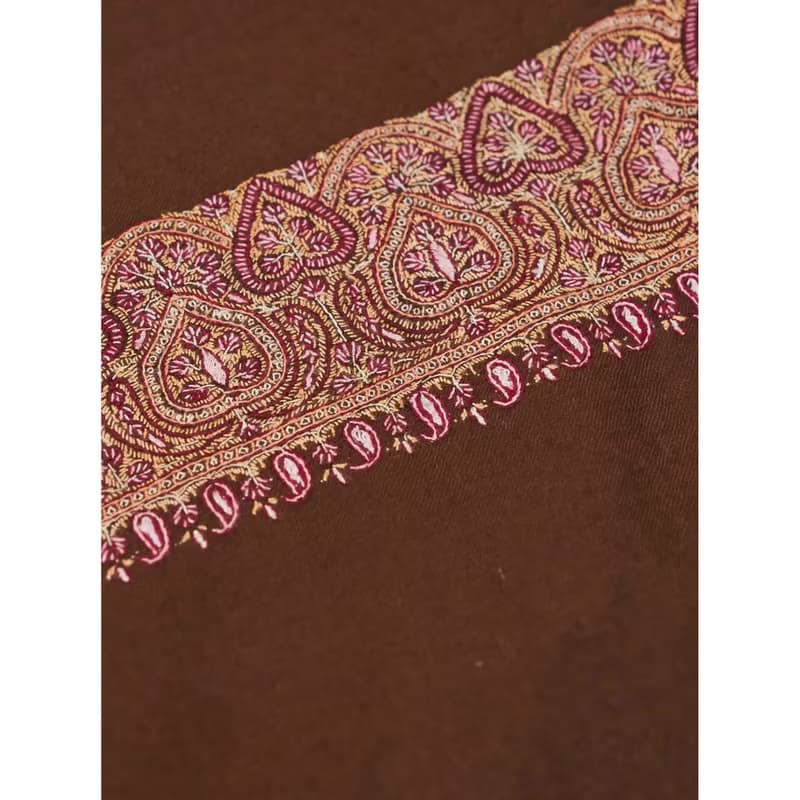 Hand Embroidered Dordar Pashmina 手工刺繡披肩 邊框款
