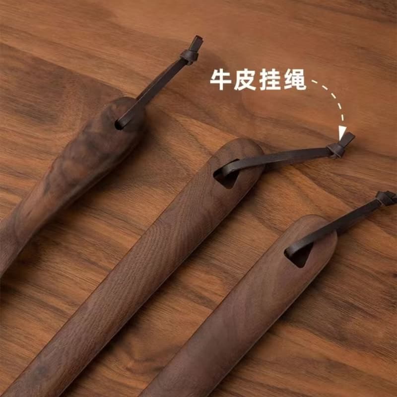 鞋拔 黑胡桃木 3個尺寸