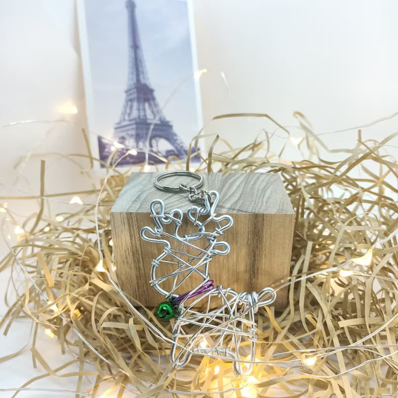 Wire lover 臺灣手作鋁線職人 鋁線創作,交換禮物,纏繞聖誕鹿