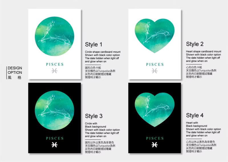 定製星座小夜燈 射手座  浪漫星空生日禮物 調光陪伴入眠床頭燈