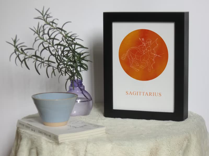 定製星座小夜燈 射手座  浪漫星空生日禮物 調光陪伴入眠床頭燈