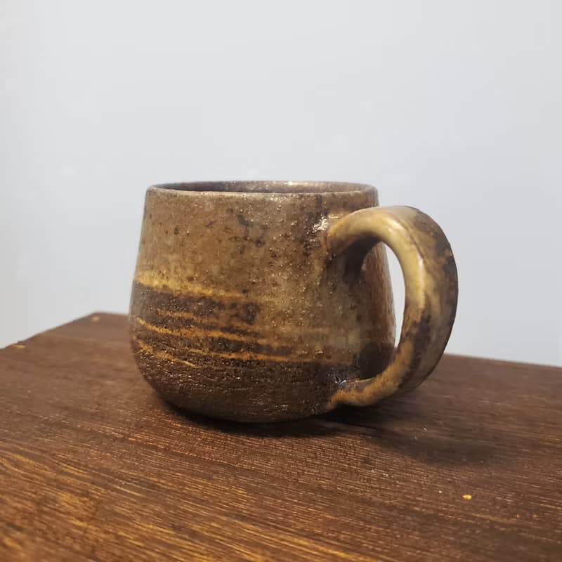 柴燒陶絞泥馬克杯 / 咖啡杯