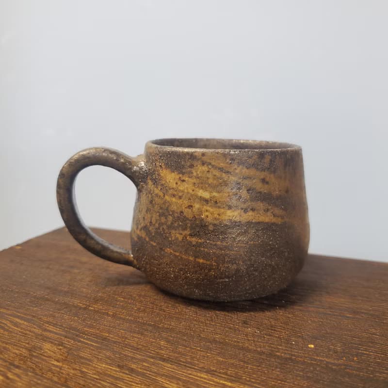 柴燒陶絞泥馬克杯 / 咖啡杯