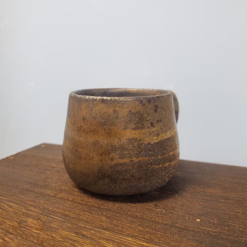 柴燒陶絞泥馬克杯 / 咖啡杯