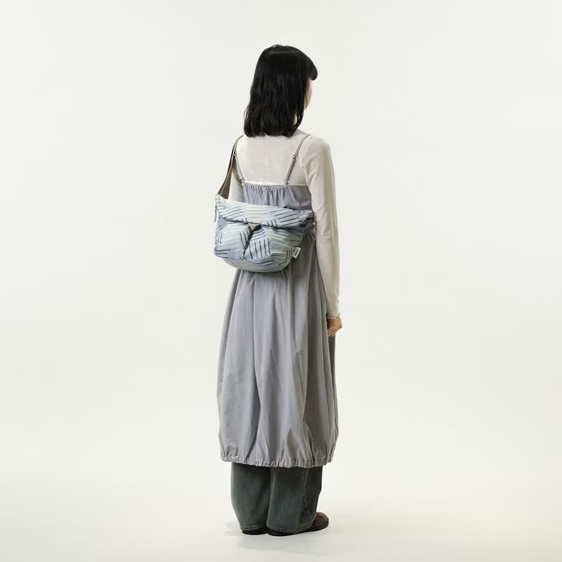 【Nature Beauty系列新品】KANCY 日常防潑水斜背包L號 (雨綠色)