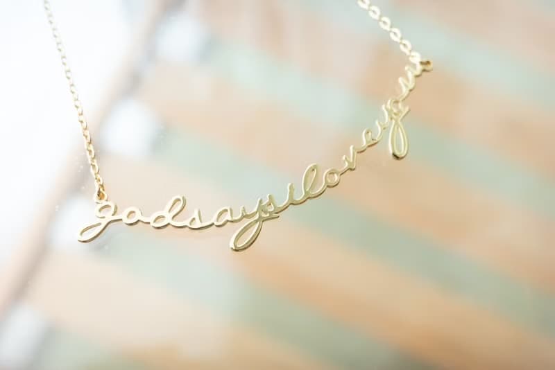 God says I love you項鍊