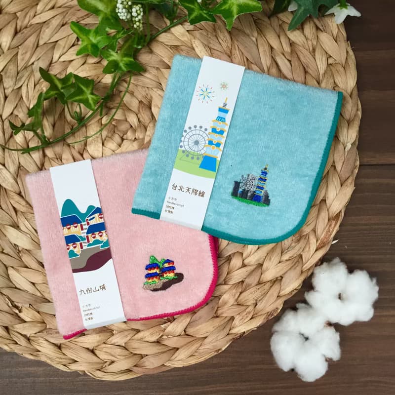 【任選3件450元】娜吉小物。台灣刺繡手帕小方巾