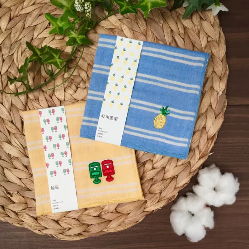 【任選3件450元】娜吉小物。台灣刺繡手帕小方巾