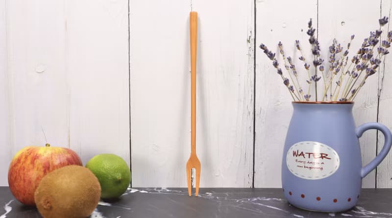 北歐風圓柄攪拌叉  2入組