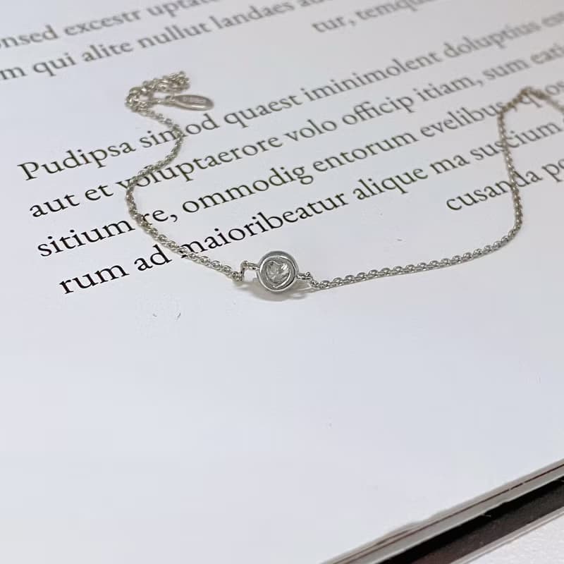 14K | 心心相印包鑽9分_手鍊