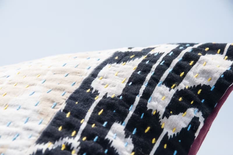 刺繡抱枕套 純棉抱枕套 民族風抱枕套-波希米亞拼接幾何大地色塊