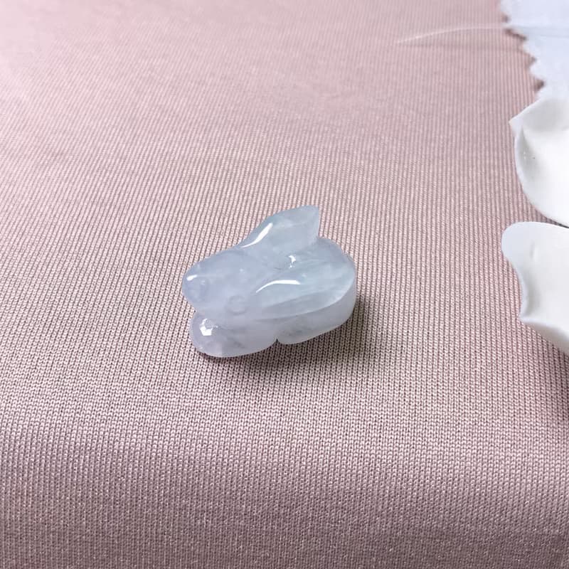 【錢兔似錦】冰種翡翠小兔子 | 天然緬甸玉A貨翡翠 | 送禮