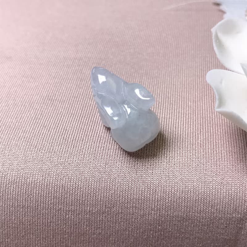 【錢兔似錦】冰種翡翠小兔子 | 天然緬甸玉A貨翡翠 | 送禮