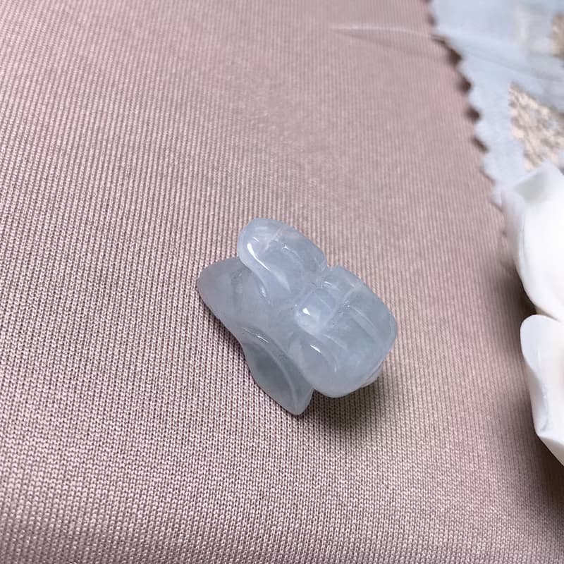 【錢兔似錦】冰種翡翠小兔子 | 天然緬甸玉A貨翡翠 | 送禮