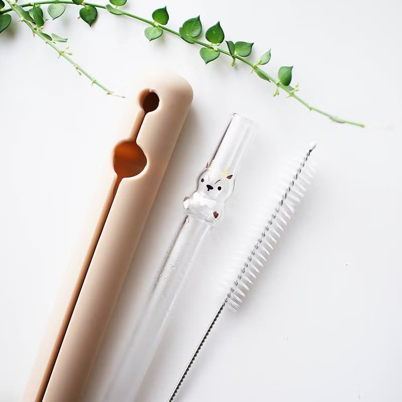 霧林造型玻璃吸管-山羊