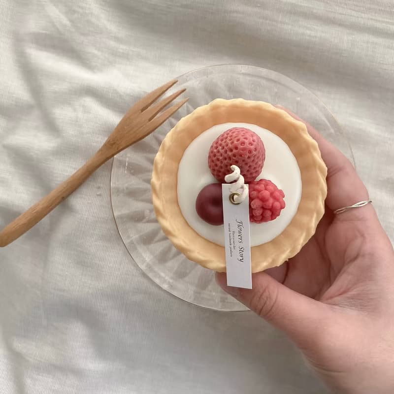 /莓果塔蠟燭/香氛蠟燭 生日禮物 伴娘禮 婚禮 造型蠟燭 畢業禮物