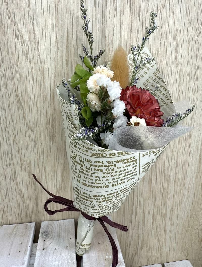 畢業季主題花卉 擴香索拉花小花束-2