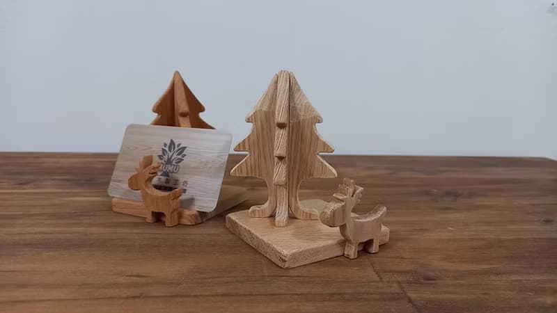 聖誕樹麋鹿 // 名片座 // 安心出貨SOP