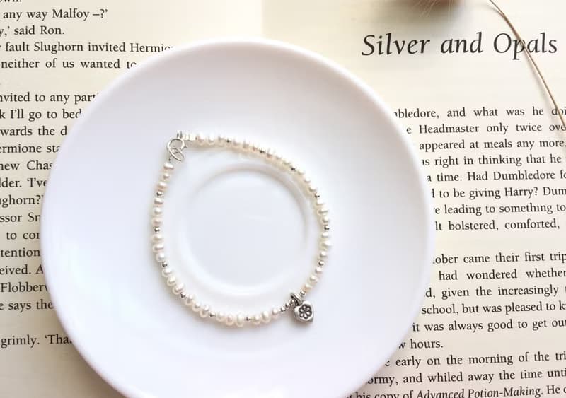 Ops Pearl silver bracelet- 小珍珠/極簡/純銀/限定/手鍊