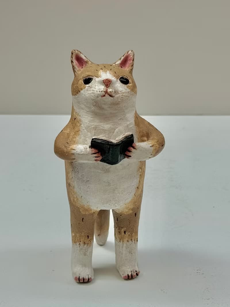 閱讀的貓