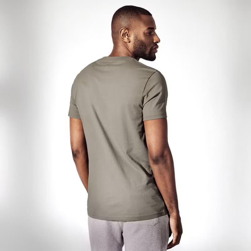 北歐極簡 - 100%有機棉經典圓領T恤 / 素Tee / T-shirt 男 (綠)