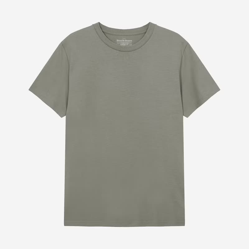 北歐極簡 - 100%有機棉經典圓領T恤 / 素Tee / T-shirt 男 (綠)