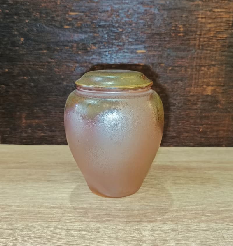 柴燒原礦陶二兩茶葉罐-鶯歌李玟叡