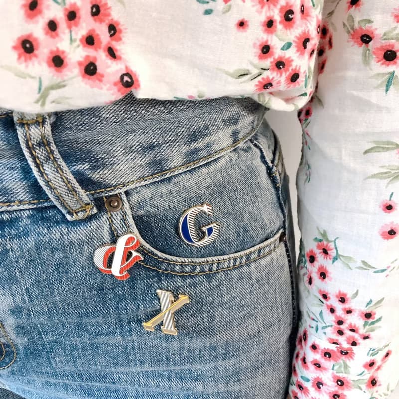 G / Geek-琺瑯徽章卡－附信封 開學季 情人卡 萬用字母卡