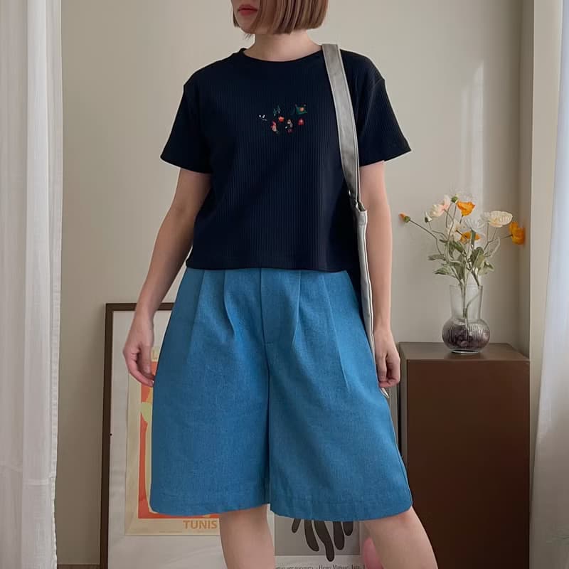 刺繡 Mini Tee : Camp